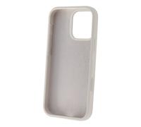 Muvit For Change Custodia in silicone liquido Recycletek compatibile con Apple iPhone 16 Pro Max Nude