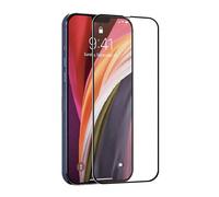 Muvit for Change Pellicola Protettiva in Vetro Temperato Antibatterico Cornice Nera per iPhone 13 Pro Max