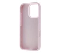Muvit For Change Recycletek Custodia in silicone liquido compatibile con Apple iPhone 16 Pro Rosa