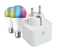 Muvit iO Pack Smart Smart Plug + 2 Lampadine E27 10W RGB