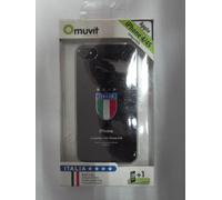 MUVIT MUCITA0001 COVER POSTERIORE COMPATIBILE IPHONE 4/4S SCUDETTO ITALIA NERO