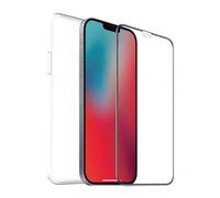 Muvit Pack Custodia in Vetro Morbido Trasparente + Vetro Temperato per Apple iPhone 12/12 Pro