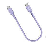 Muvit Per Cambio Cavo USB-C a USB-C 3A/60W 0,2m Lavanda