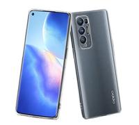 MUVIT per Cambio Coque Souple Trasparente Progettato per Oppo Trova X3 Neo