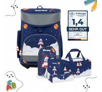 MUWO "Lil Elon" Bambini Cartella Set 5 pz. blu Taglia:taglia unica