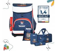 MUWO "Lil Pirate" Bambini cartella Set 5 pezzi. blu Taglia:taglia unica