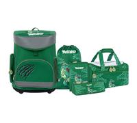 MUWO "Little Leo" Set Zaino Scuola 5 Parti con Borsone, Unisex