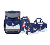 MUWO "Little Leo" Set Zaino Scuola 5 Parti con Borsone, Unisex
