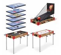 MUWO "Masterplay" Tavolo da gioco multigioco 12 in 1 bruno Taglia:taglia unica