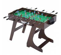 MUWO "Mondial" Calciobalilla pieghevole da interno marrone bruno Taglia:taglia unica