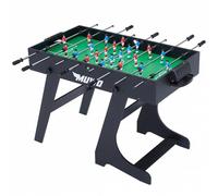 MUWO "Mondial" Calciobalilla pieghevole da interno nero nero Taglia:taglia unica