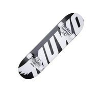 MUWO Street Skateboard 31 x 8 pollici - Tavola completa per principianti in robusto legno e alluminio, adatta per bambini, adolescenti e adulti con diversi motivi (Big Basic)