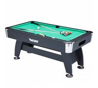 MUWO "Winner Pro" Tavolo da biliardo 183x102x81 cm nero verde nero Taglia:taglia unica
