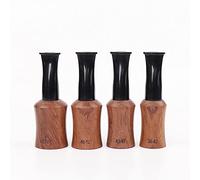 MUXIANG Set di 4 Taglie per Bocchino per Sigaro in Legno di Rose Portasigari Portatile (38-42/43-47/48-52/53-57)