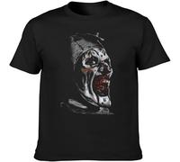 MUXIAOQI A is for Art The Clown The Terrifier Horror Movie T Shirt Graphic Unisex Tee Black XXL