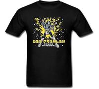 MUXIAOQI Ace Frehley Space Invader T Shirt Graphic Unisex Tee Black XXL