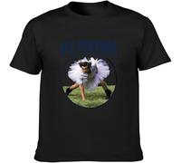 MUXIAOQI Ace Ventura Pet Detective Tutu Ballet Jim Carrey Comedy Movie T Shirt Graphic Unisex Tee Black L
