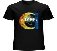 MUXIAOQI As I Lay Dying Shadows Are Security Men's T Shirt Unisex Tee Short Sleeve Tops Black M