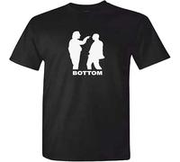 MUXIAOQI Bottom Eye Poke Rik Mayall British TV Series T Shirt Graphic Unisex Tee Black XXL