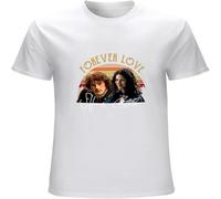 MUXIAOQI Forever Love Outlander Jamie Fraser Claire Fraser Signature Men's T Shirt Unisex Tee Black 3XL