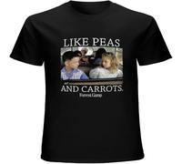 MUXIAOQI Forrest Gump Jenny Like Peas & Carrots Young Love School Bus Men's T Shirt Unisex Tee Black XXL