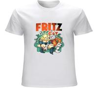 MUXIAOQI Fritz The Cat Men's T Shirt Unisex Tee White 3XL