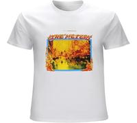 MUXIAOQI Funk Fire on Bayou by The Meters George Porter Jr. Art Neville Men's T Shirt Unisex Tee White 3XL
