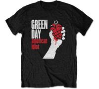 MUXIAOQI Green Day Unisex Tee American Idiot Fit Casual Graphic Short Sleeve Tops Black S