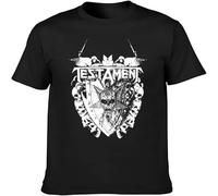 MUXIAOQI Testament T Shirt Unisex Fit Casual Graphic Short Sleeve Tops Black S
