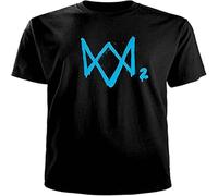 MUXIAOQI Watch Dogs 2 T Shirt Graphic Unisex Tee Black L