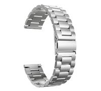 MUXUMAO Cinturino for orologio in acciaio inossidabile 316L da 20 mm e 22 mm, bracciale sportivo a sgancio rapido for uomo e donna.(Silver,20mm)