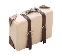 MUXZSIZ Accessori per la casa delle bambole Mini valigetta Modello 112 Borsa per casa delle bambole Miniatura Scatola per bagagli vintage Decorazione
