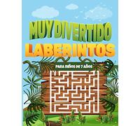 Muy divertido Laberintos Para niños de 7 años: Libro de actividades del laberinto, libro de ejercicios, juegos, rompecabezas y resolución de problemas