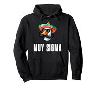 Muy Sigma Duck Meme Funny Mexican Mustache Sombrero Goose Felpa con Cappuccio