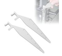 MUYAPAY 2 Pezzi Grimaldelli Vigili del Fuoco, Grimaldello Acciaio per Molle, Lockpicking set Pompiere, Grimaldelli Professionali Portatile, per Principianti, Pompiere, Polizia Stradale