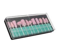 Muyilanc 12 Pz/Set Professionale Lucidatura Testa Rettifica Strumenti Nail Art Punte da Trapano in Ceramica