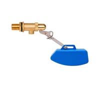 MUYIRTED 3/4 Pollice Valvola A Galleggiante In Ottone, Valvole Di Controllo Del Livello Dell'acqua Per Serbatoi D'acqua, Cisterne, Acquari, Galleggiante Automatica Blu
