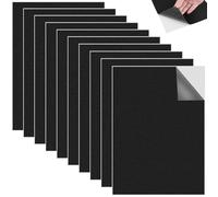 Muyohix 10 Pezzi Gomma Eva Adesiva, Pannello di Achiuma Autoadesivo, Tappetino in Achiuma Eva Antiscivolo con Supporto Adesivo per Mobili Porte Finestre Artigianato DIY(300 x 210 x 1mm)