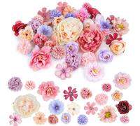 Muyohix 40 Pezzi Fiori Finti, Fiori Artificiali Realistici, F-iori Fin-ti da Esterno, Fiori Finti per Decorazioni Per Bouquet DIY Matrimonio Centrotavola,Nozze Ghirlanda