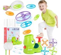 Muyohix All'aperto Giocattoli Lanciatori di Dischi Volanti per Bambini dai 3 ai 10 Anni, All'esterno Attività di Cortile che Inseguono il Giocattolo, Compleanno all'aperto per Bambini dai 3 ai 10 Anni