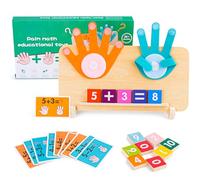 Muyohix Giochi Montessori per 3 4 5 6 Anni, Giocattolo di Matematica in Legno, Giocattoli Matematici Montessori Educativo per l'Apprendimento per Ragazzi Ragazze Regalo