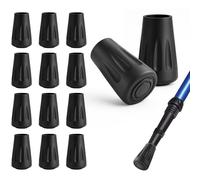 Muyohix Gommini per Bastoncini Nordic Walking, 12 Pezzi Tappi Bastoncini Trekking, Gommini Bastoncini Trekking, Tappi Gomma per Bastoncini Trekking per Passeggio Escursioni