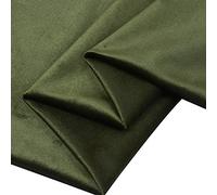MUYUNXI Tessuto Velluto Morbido,Usato per Arredamento,Tappezzeria, Divani, Rivestimento,150 Cm di Larghezza ,Venduto da 0.5 Metri(Color:Verde Scuro)