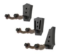 MuzcYM Orme per chitarra da parete Ormo gancio elettrico Chitarra Forma Testa ABS Base Imitazione Ebano