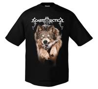 MUZHILIN Sonata Arctica Brown Sake of Revenge T-Shirt Graphic Top Printed Shirt Short-Sleeve Tee Mens Black M