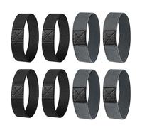 MUZHUPGUZ 8 Pz Nastro di Fissaggio per Lacci per Scarpe da Calcio, Supporto Elastico Anti-allentamento per Fissaggio di Scarpe Sportive Allentate Scomode