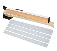 Muzikion Trave di livellamento dei tasti della chitarra, 40,6 cm, levigatrice professionale per tastiera liutaio, strumento di riparazione con 3 set di carta vetrata di ricambio a grana 120/240/320