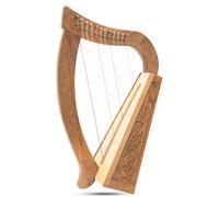 Muzikkon Arpa Celtica Irlandese O'Carolan A 12 Corde, Arpa Mini Per Principianti