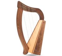 Muzikkon O'Carolan Arpa 12 Corde di Drago Celtico Noce
