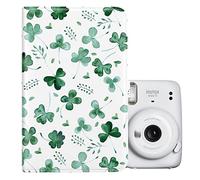 MUZIRI KINOKOO Album fotografico 96 tasche per pellicola da 3 pollici Fuji Instax Mini EVO/Mini 12/11/40/9/8/7+/25/90 Fotografia digitale Fotografica Libro fotografico Quadrifoglio